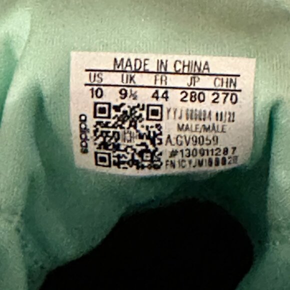 Adidas Adizero Adios 7 M Running Shoes Mint Sneaker Style GV9059 Men Size 10 US - Picture 9 of 16